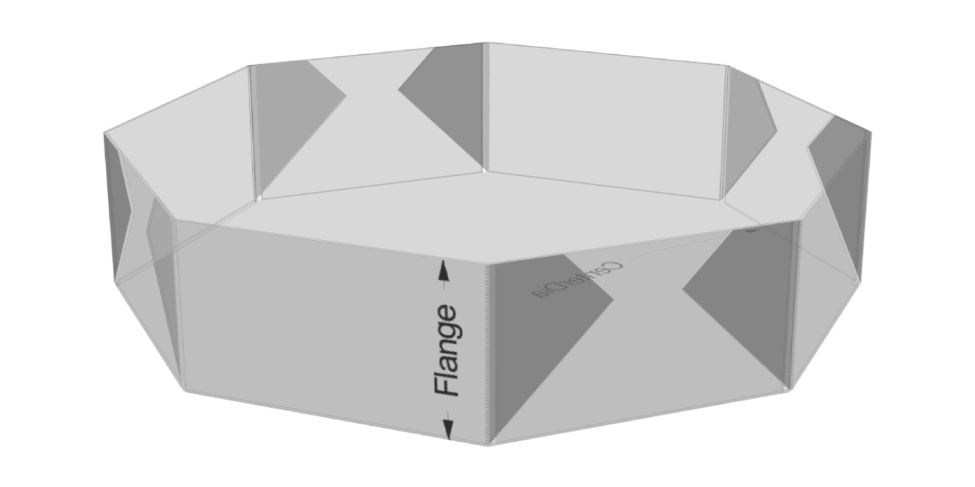 S012_Octagon Tray (F350) - View 1